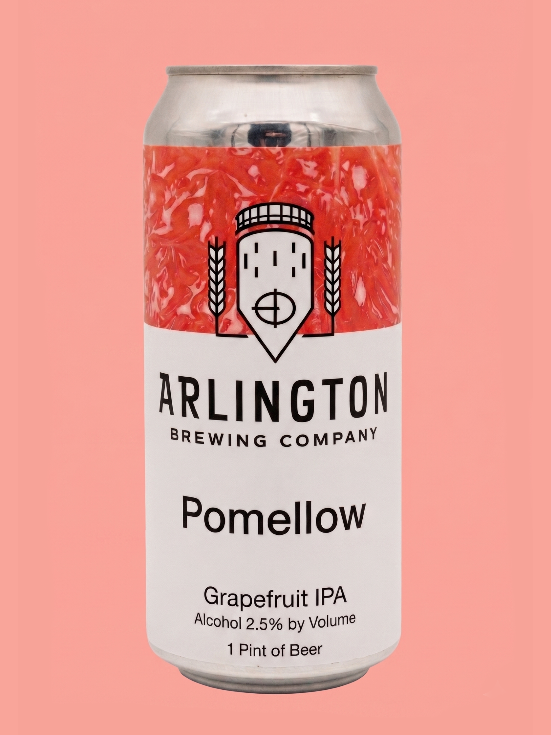 Can of Pomellow Grapefruit IPA, Arlington Brewing Company.