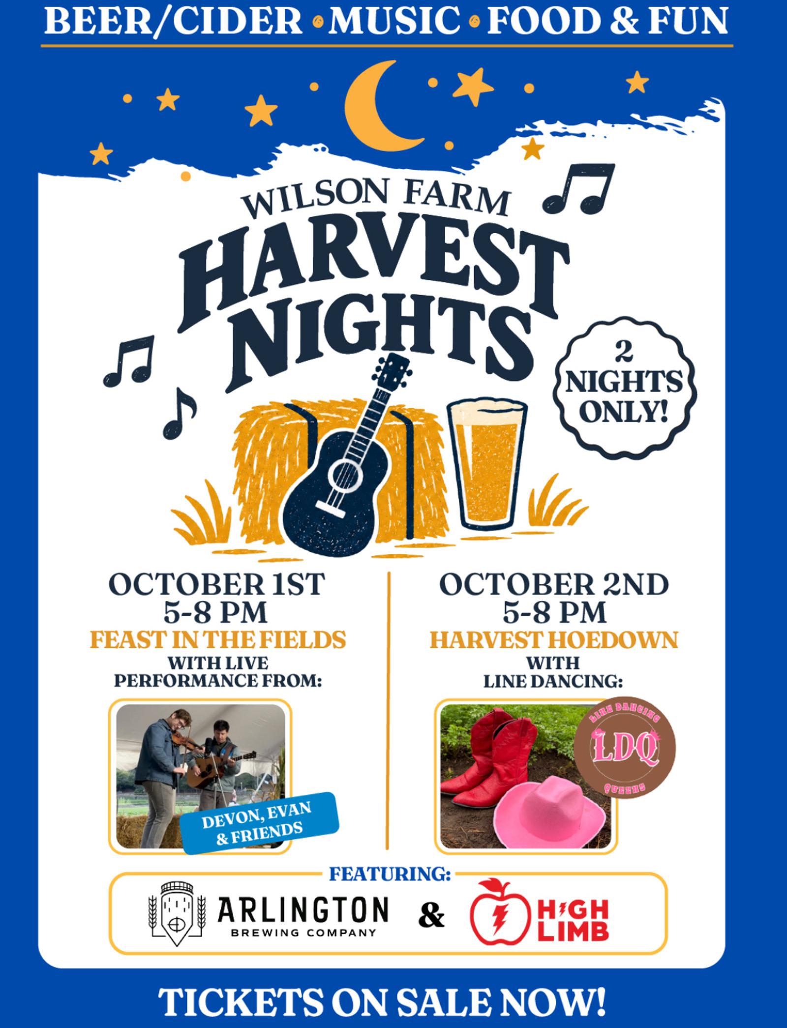 Harvest Nights at Wilson Farms (Night 1) flyer