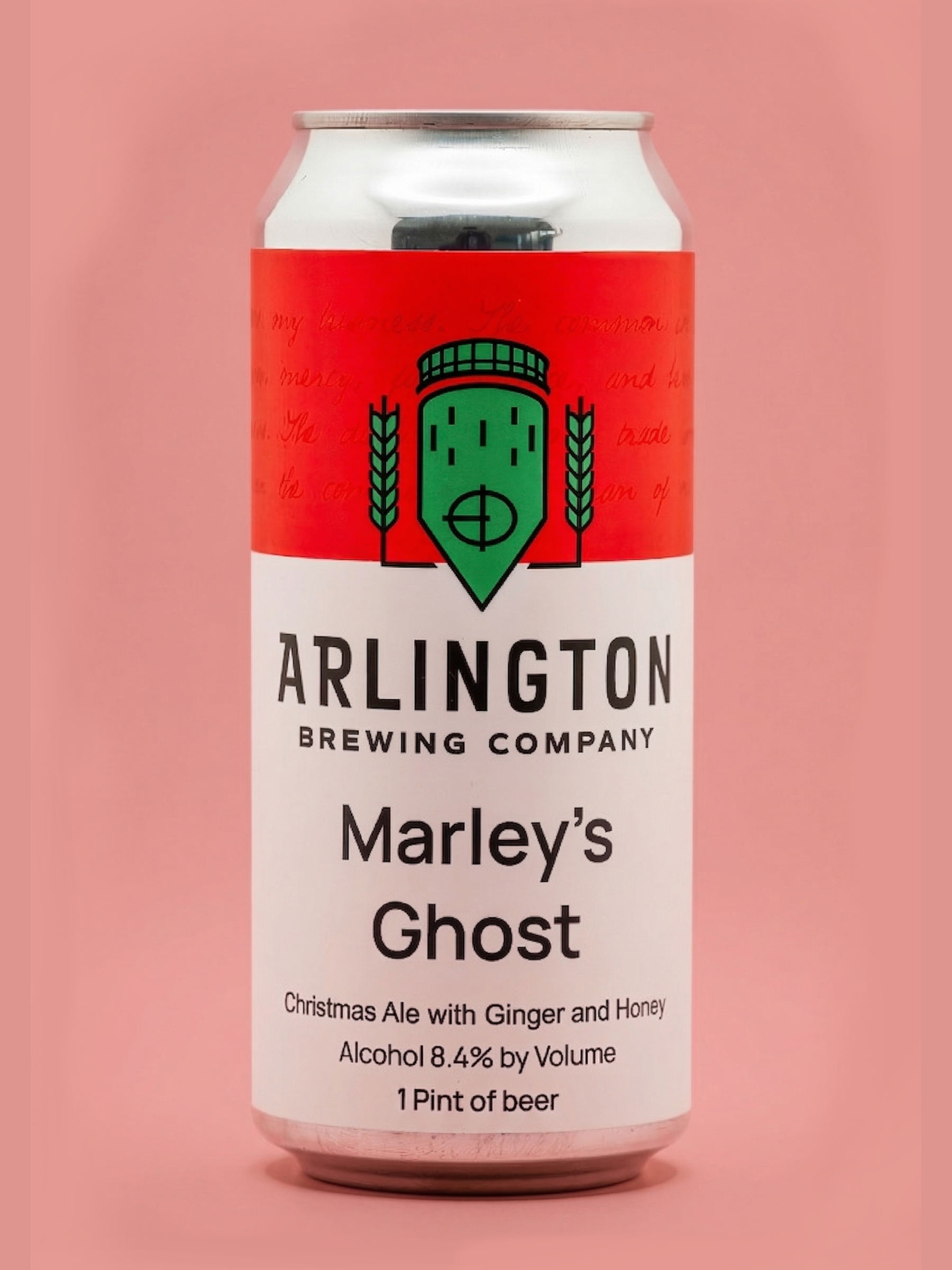 Can of Marley's Ghost on a red background