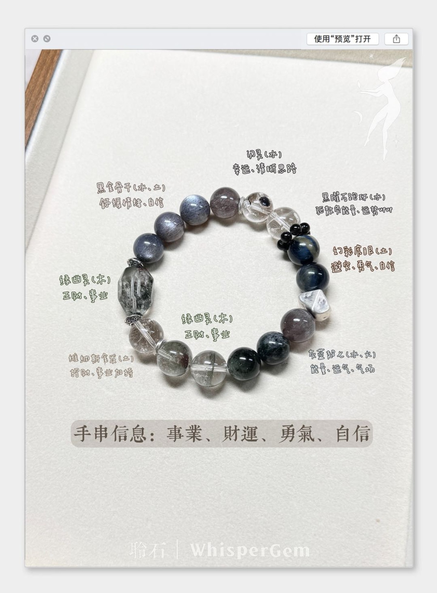 寓意定制男串