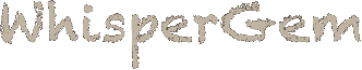 WhisperGem 英文标识