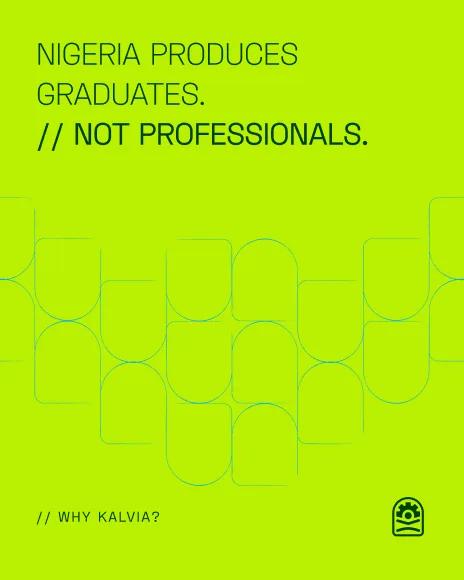 Kalvia bright green campaign post on professional training