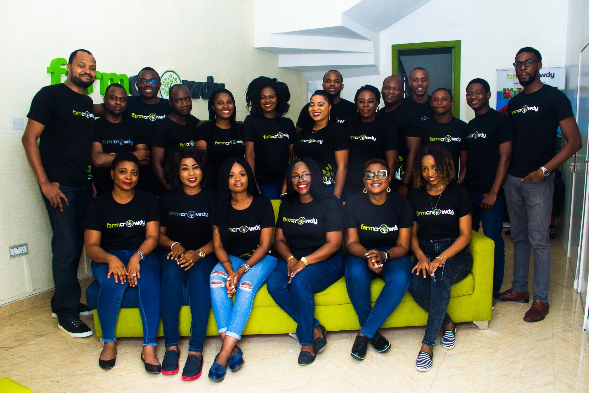 Farmcrowdy team archive group photograph