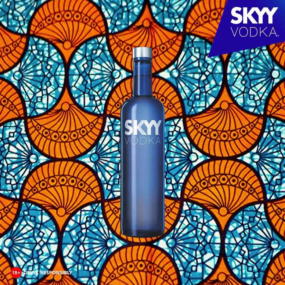SKYY Vodka Ankara textile social graphic
