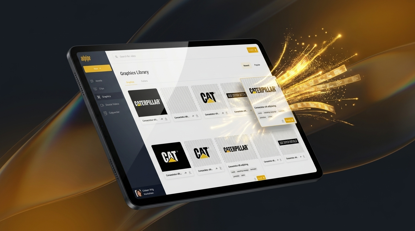 AdPipe creation and asset-management surfaces.