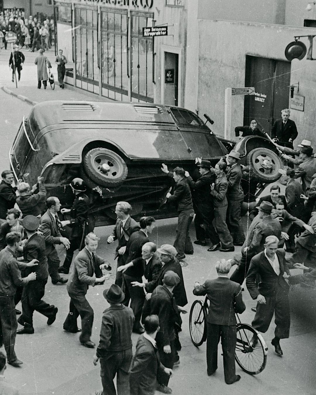Augustoprøret i Odense august 1943.