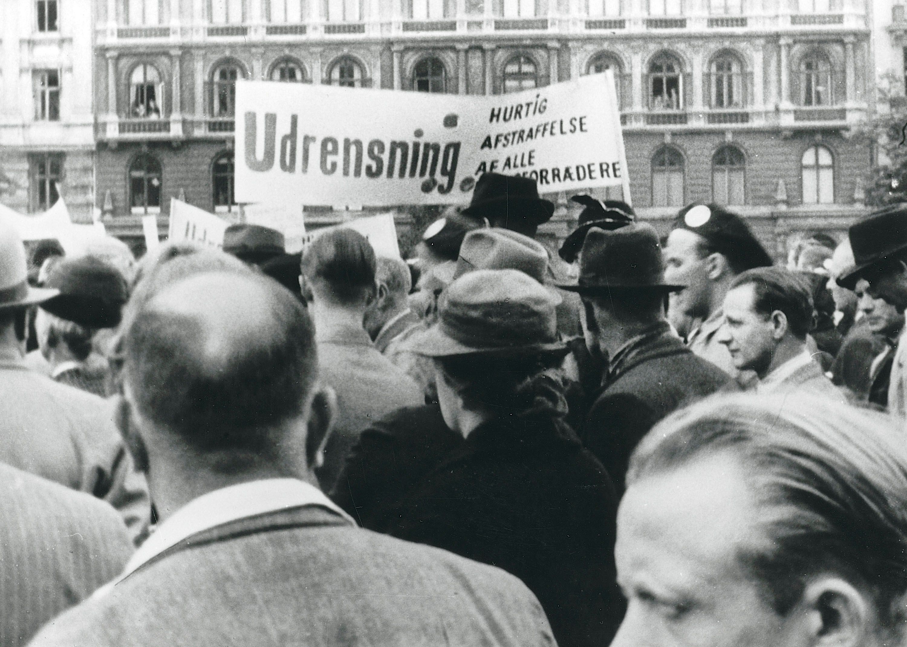Protesters demand harsh punishments for traitors after the occupation.