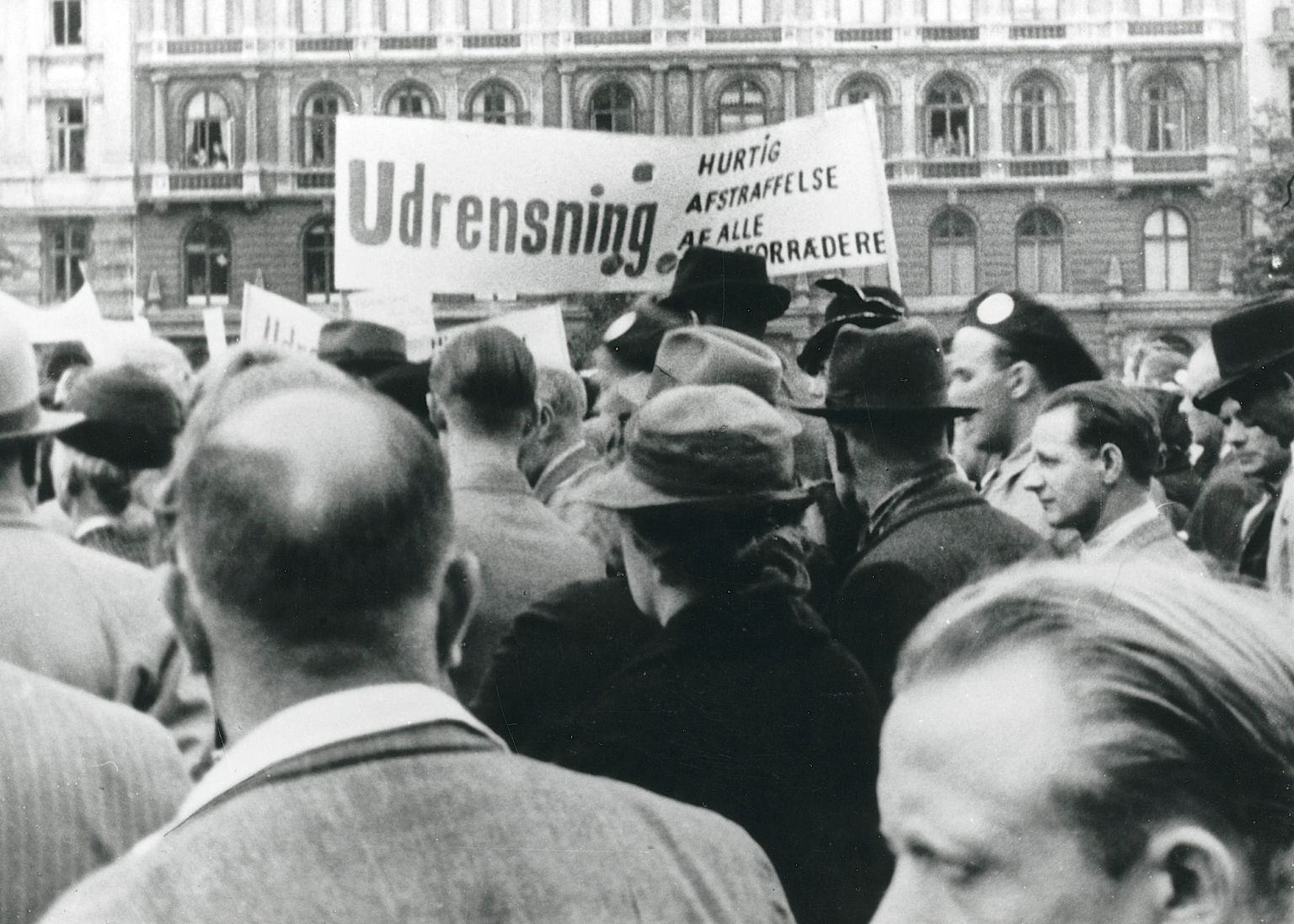 Protesters demand harsh punishments for traitors after the occupation.