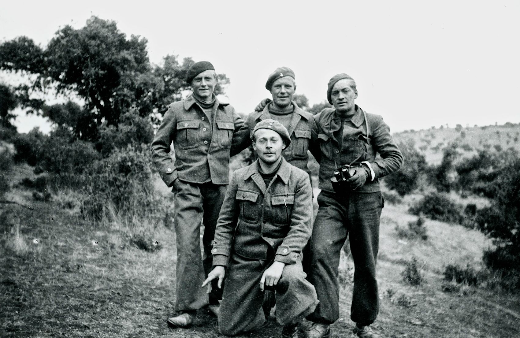 Danske frivillige der deltog i den Spanske Borgerkrig mod Franco