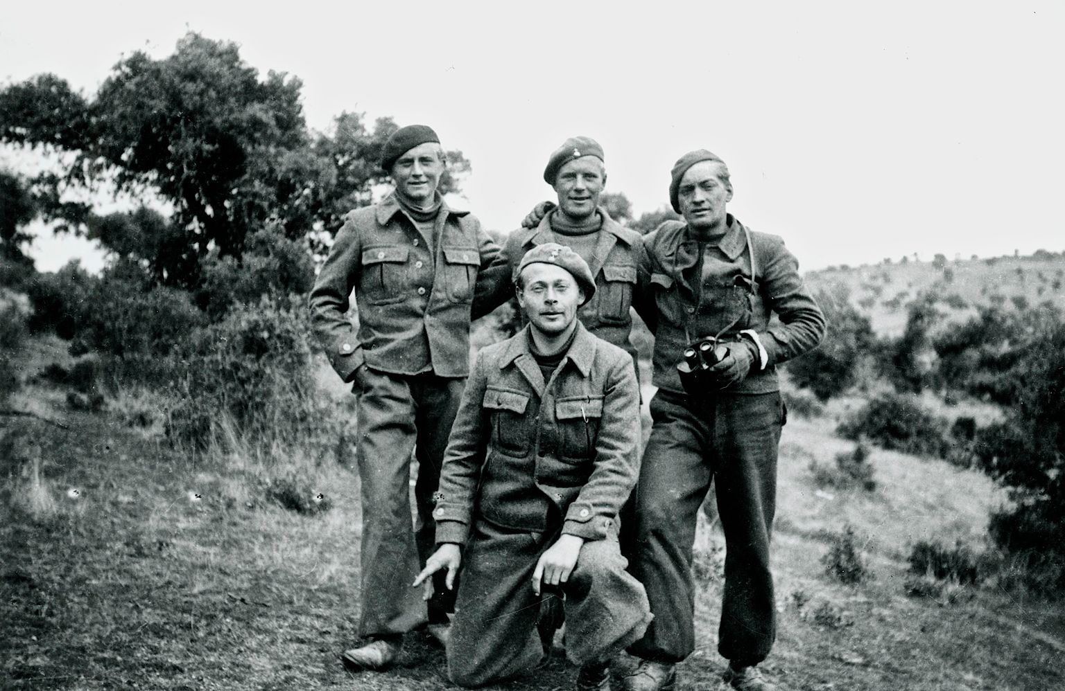 Danske frivillige der deltog i den Spanske Borgerkrig mod Franco