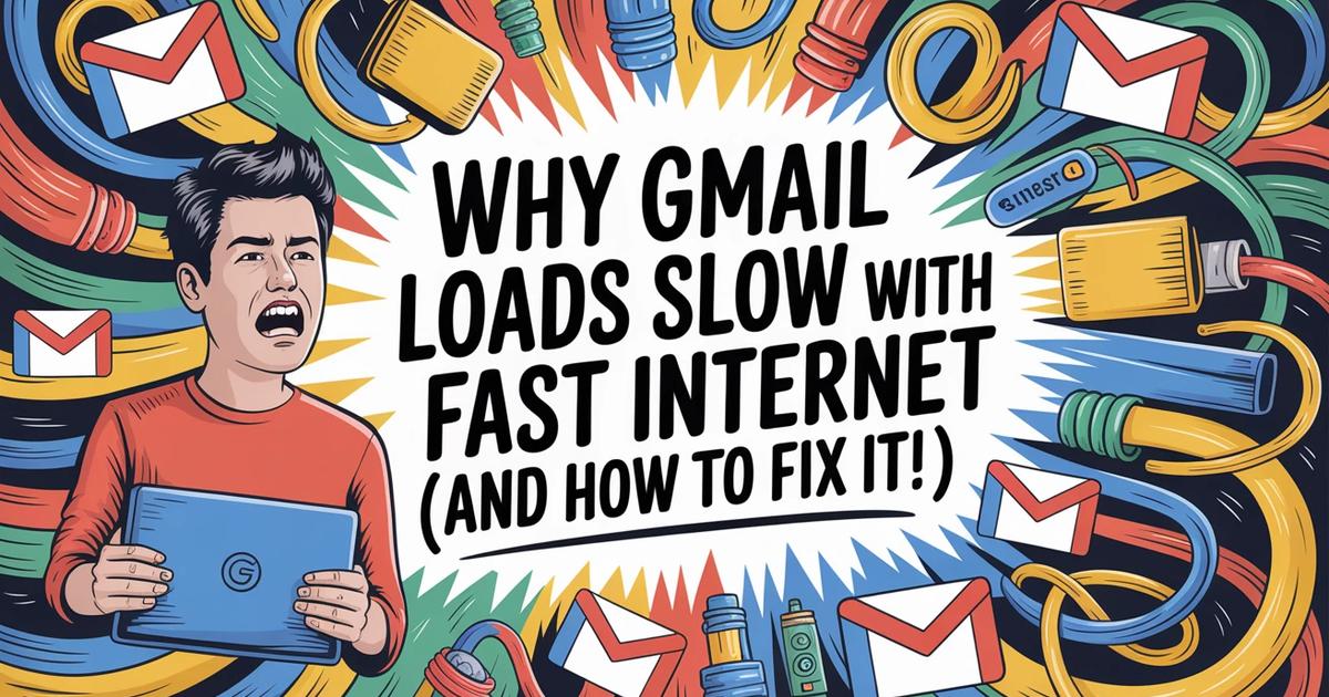 Why Gmail Loads Slow with Fast Internet (And How to Fix It)
