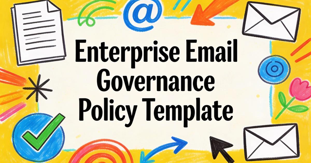 Email Policy Example Enterprise Email Governance Policy Template (2026)