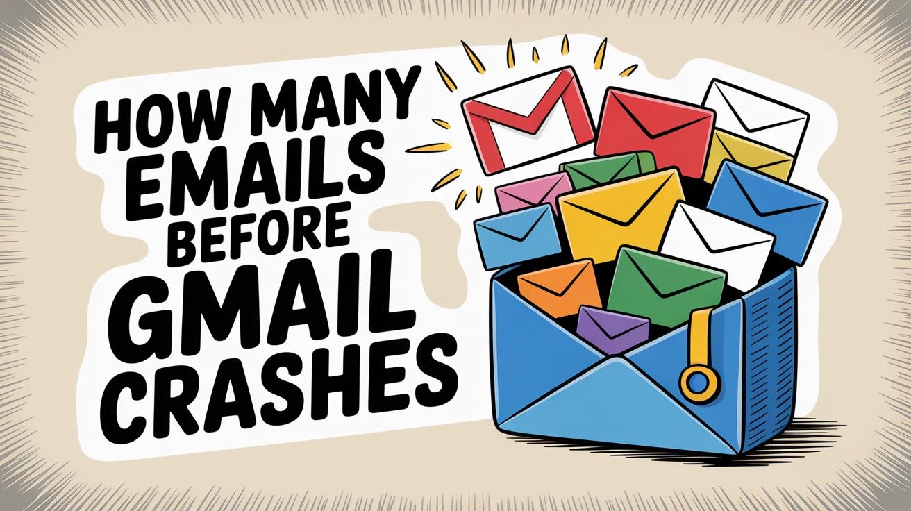 How Many Emails Before Gmail Crashes? (2025)