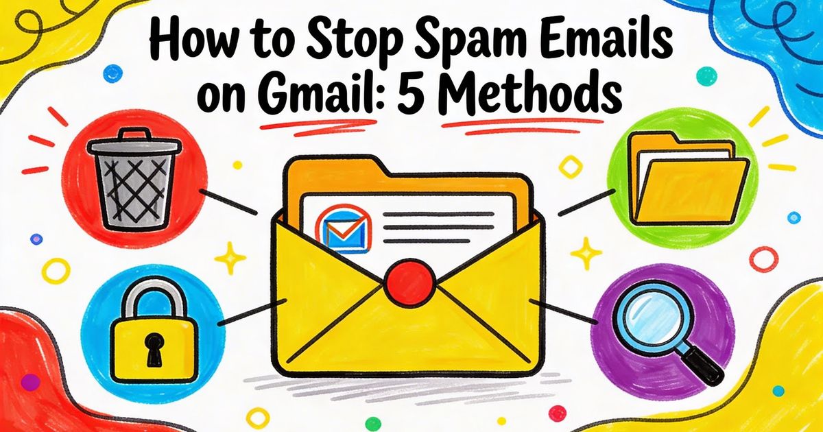 How to Stop Spam Emails on Gmail: 5 Methods (2026)