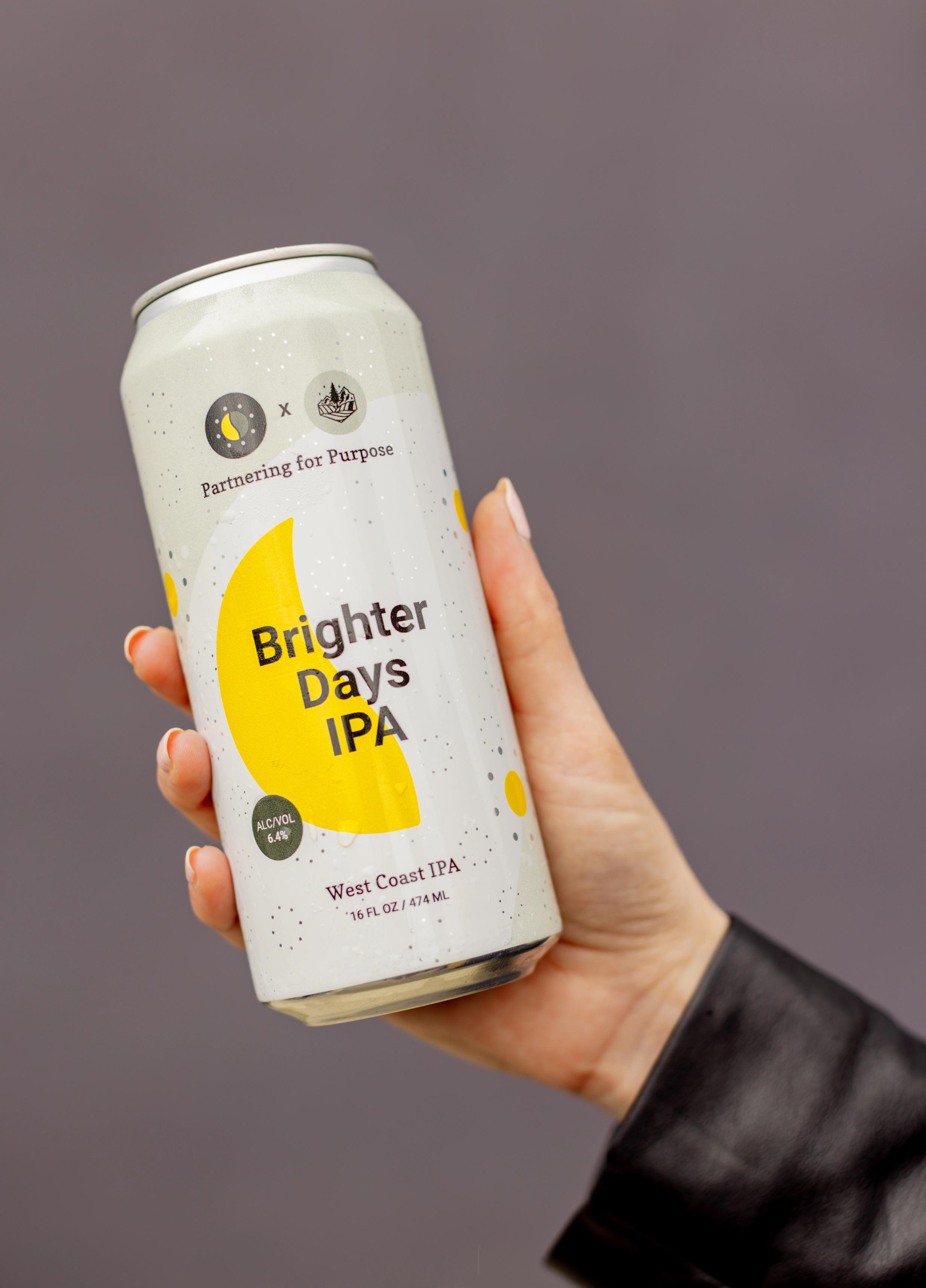Fosterful + Brothers Cascadia Brewing beer collaboration can