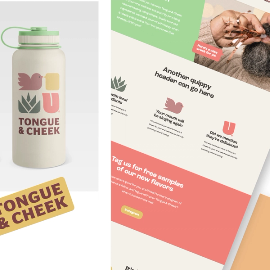 Tongue & Cheek Merch & Website