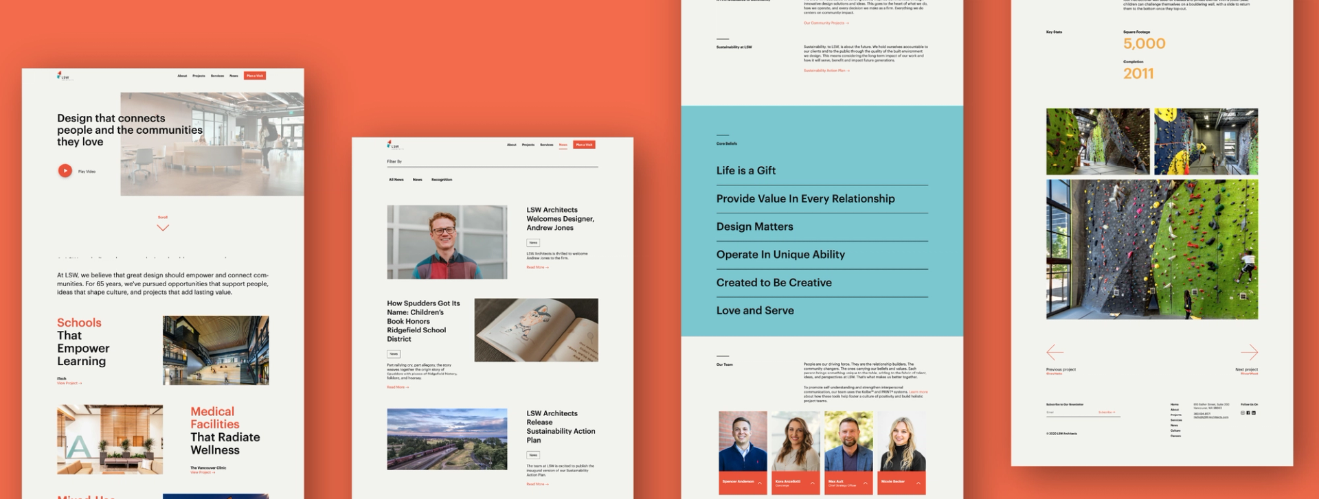 LSW Web Design Layout