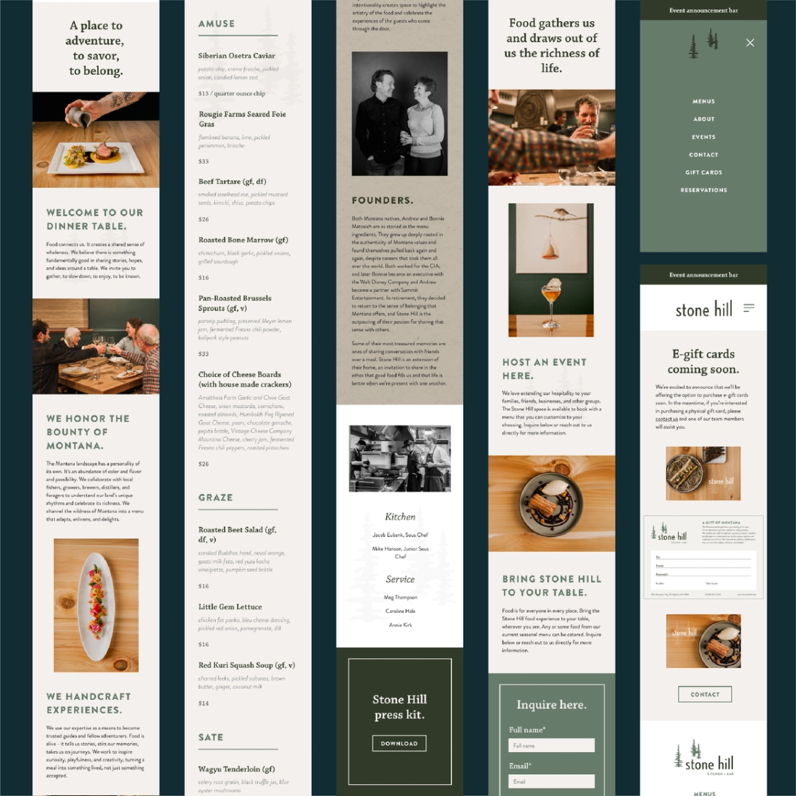 stone hill website designs