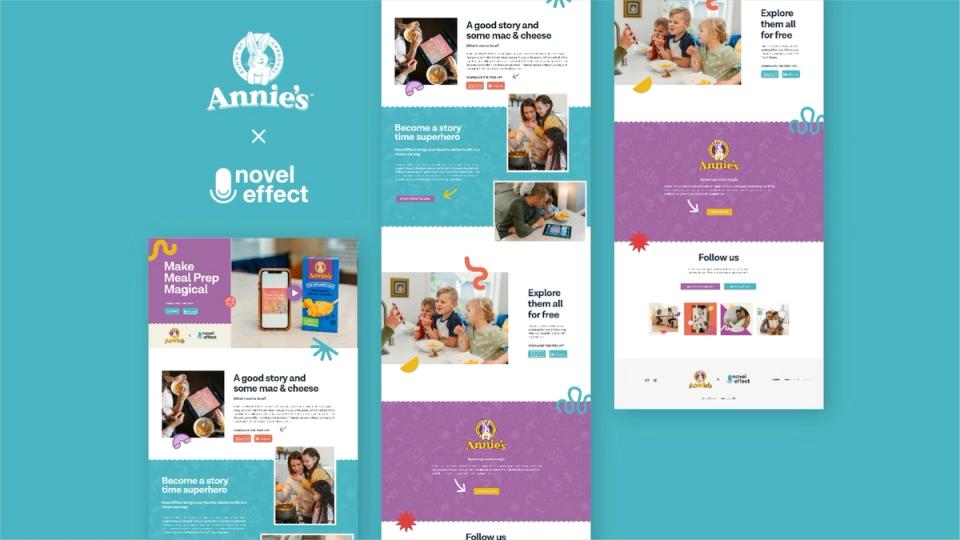 Annie's + Novel Effect Web Page