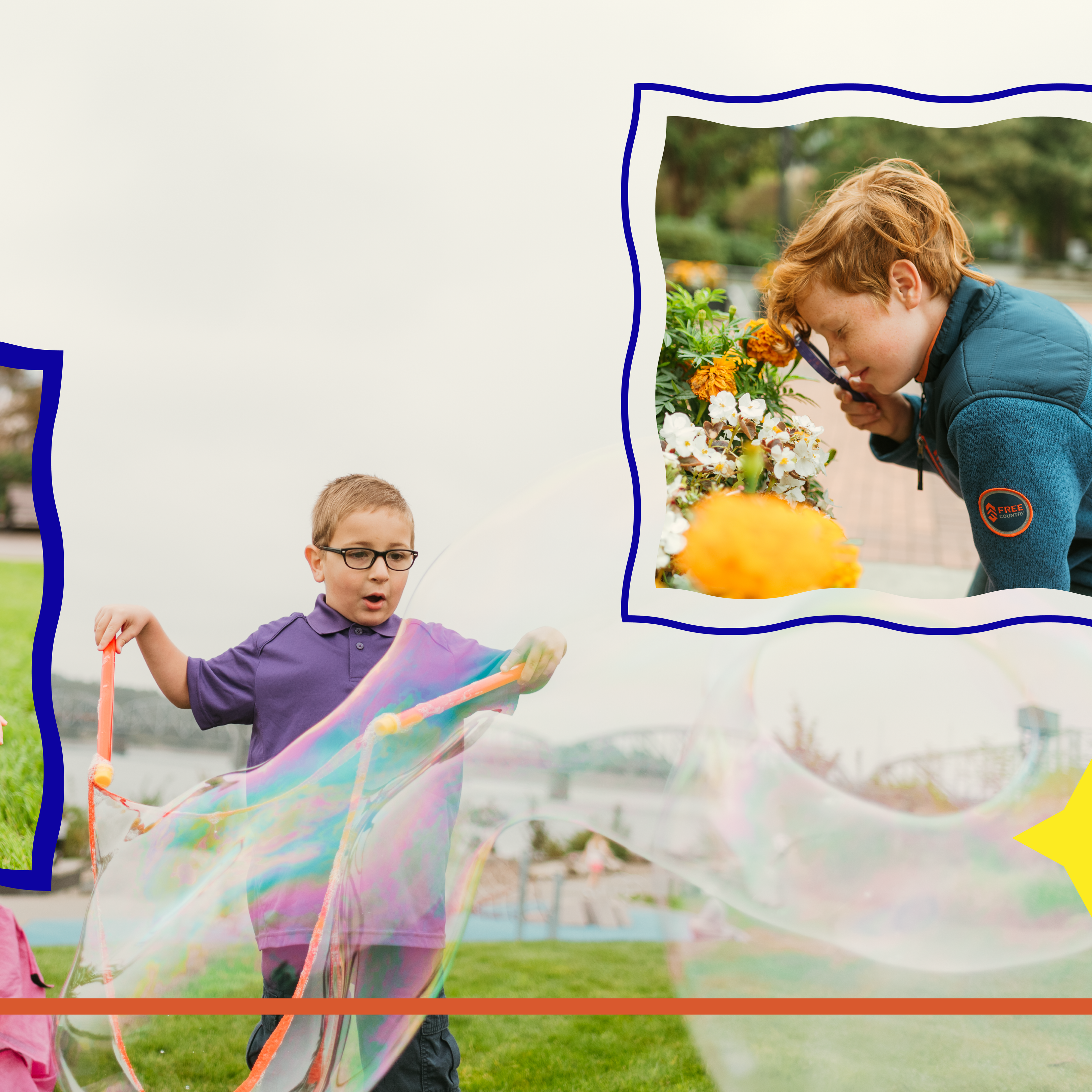 Children playing at Columbia Play Project pop-ups
