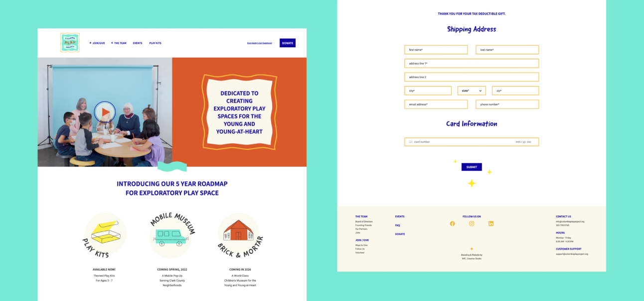 Columbia Play Project Website