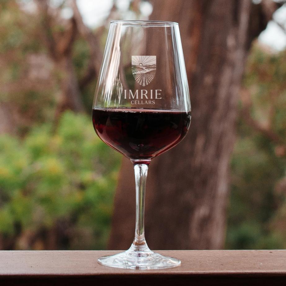 Imrie wine glass mockup