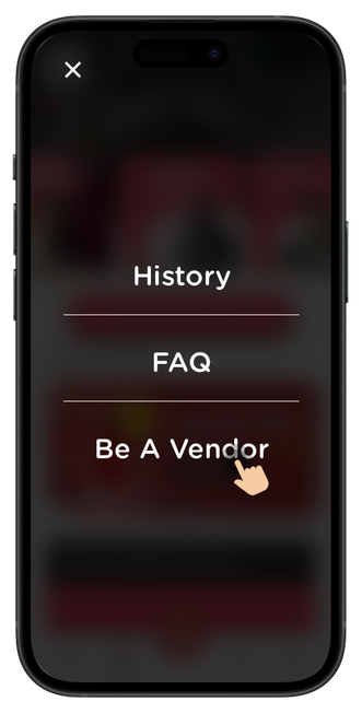 Click on "Be A Vendor" if you're interested to join our vendor list.