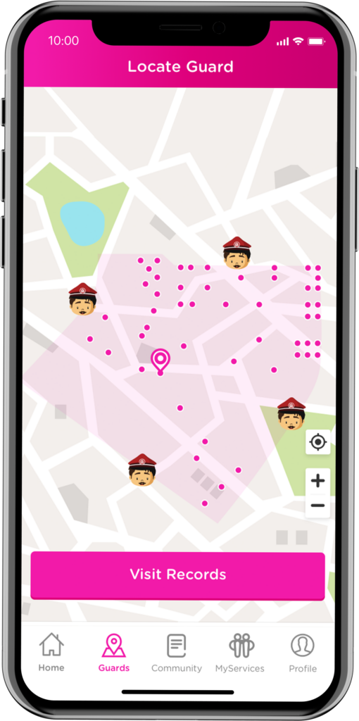 Real-time View on Guard Patrols