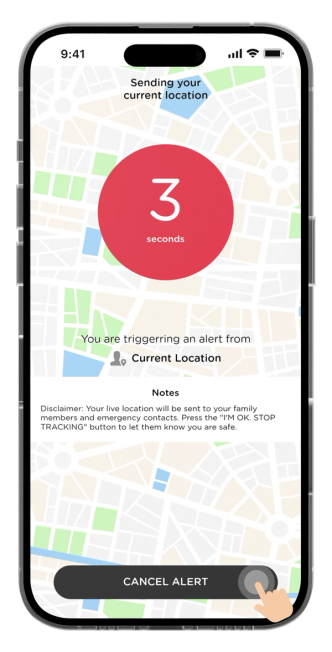 All alerts will be triggered automatically in 3 seconds.