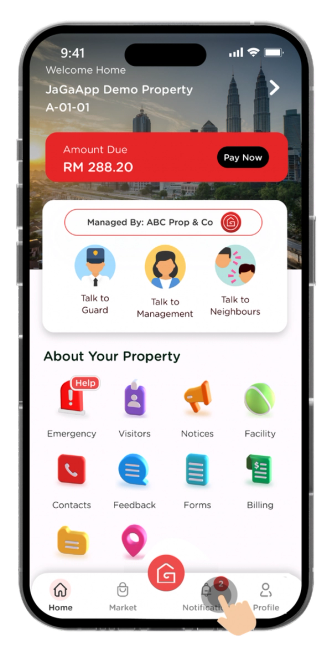 You will receive a notification when your guest submits the form.