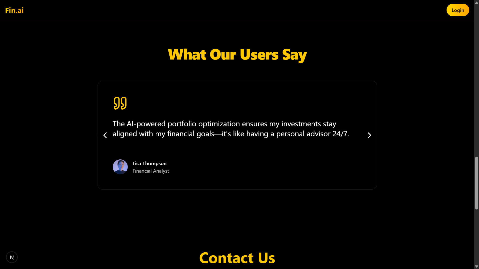 FinAI (Hackfest 2025 - IIT Dhanbad) screenshot 2