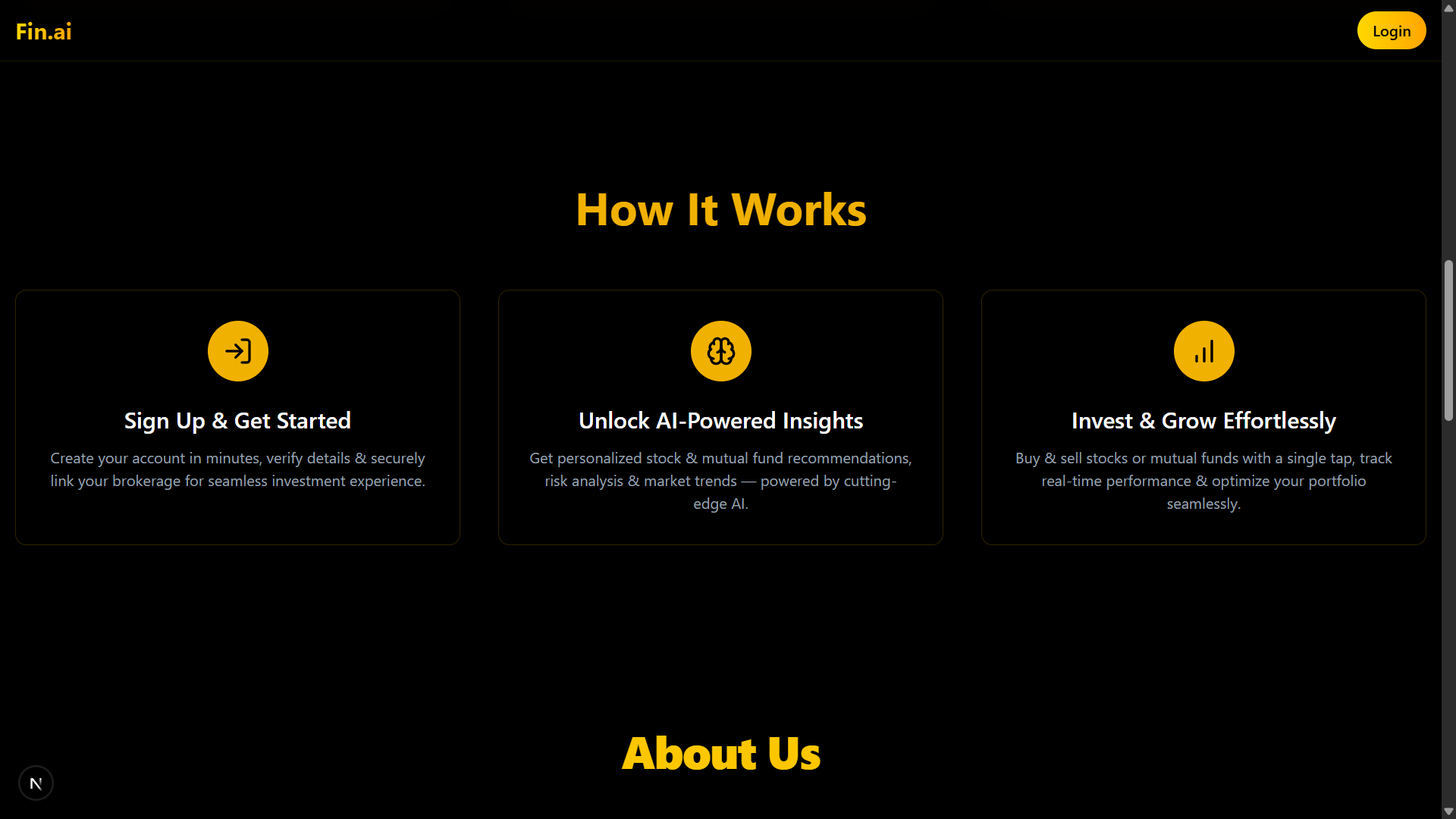 FinAI (Hackfest 2025 - IIT Dhanbad) screenshot 3