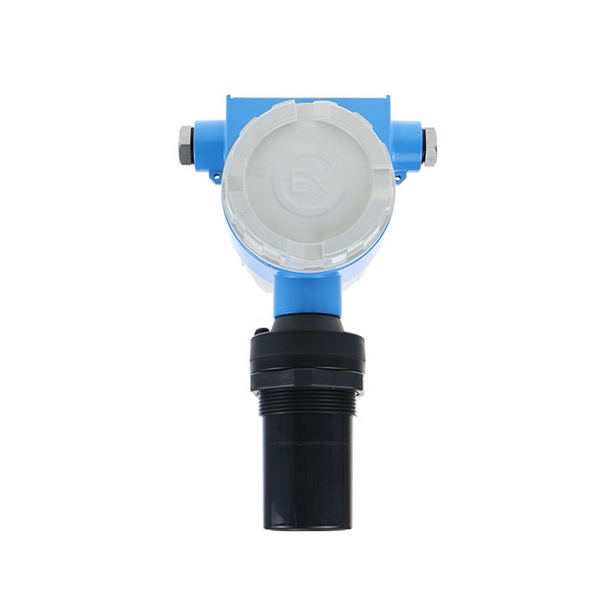 Two-wire ultrasonic level transmitter vertical body
