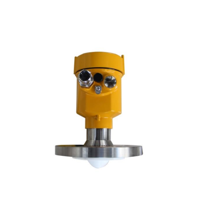 Radar level meter with corrosion-resistant antenna option