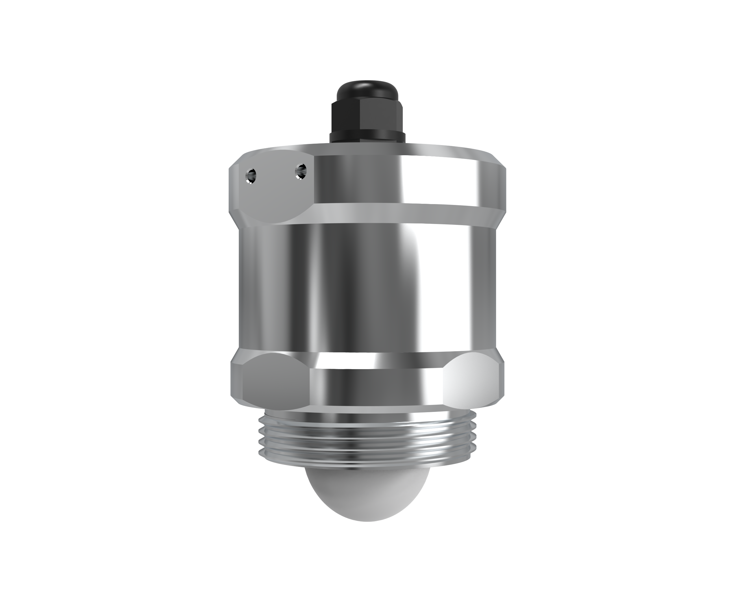 Compact stainless radar level sensor