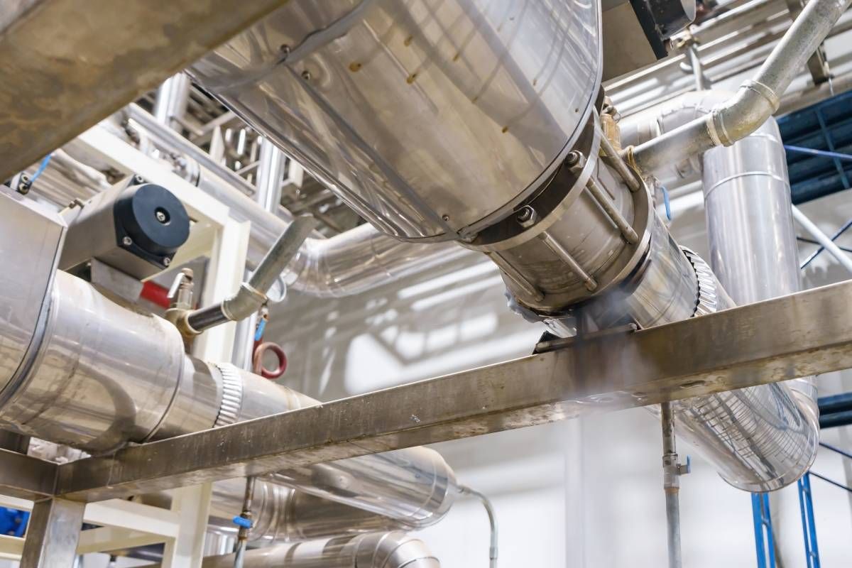 WELK stainless process piping and level instrument application