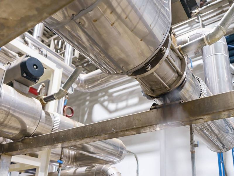 WELK stainless process piping and level instrument application