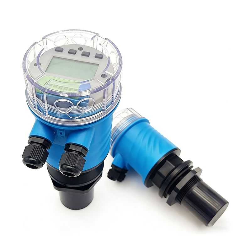 PTFE probe ultrasonic level meter for chemical tanks