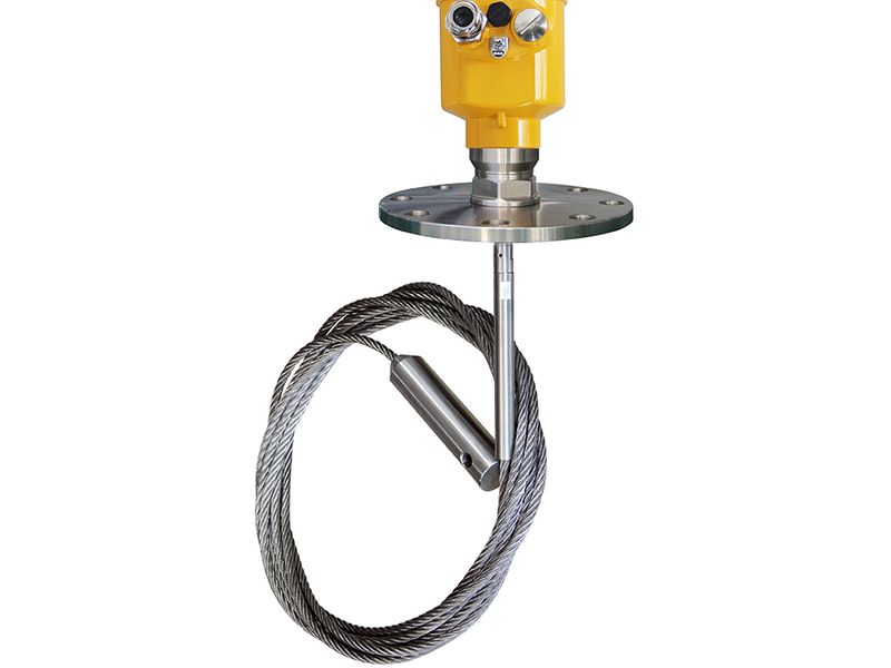 Guided wave radar level transmitter with cable probe