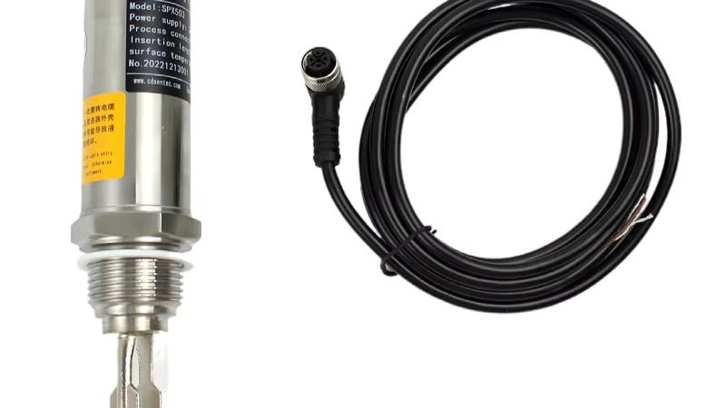 WELK tuning fork level switch mounted on a chemical storage tank detecting liquid level