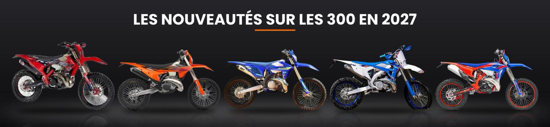 Enduro 300 2T 2027 : le comparatif des nouveautés