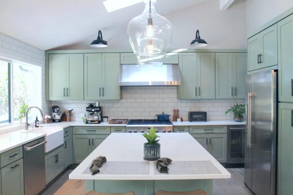 Sage Green Cabinets