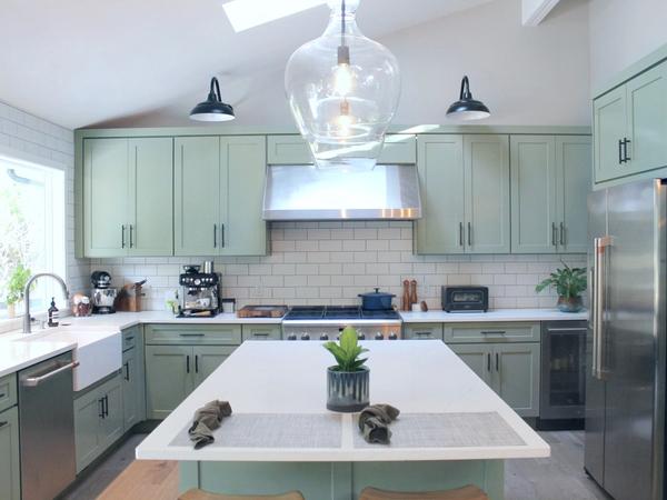 Sage Green Cabinets