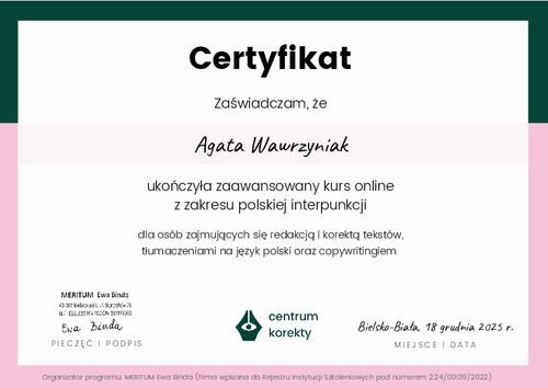 Certyfikat