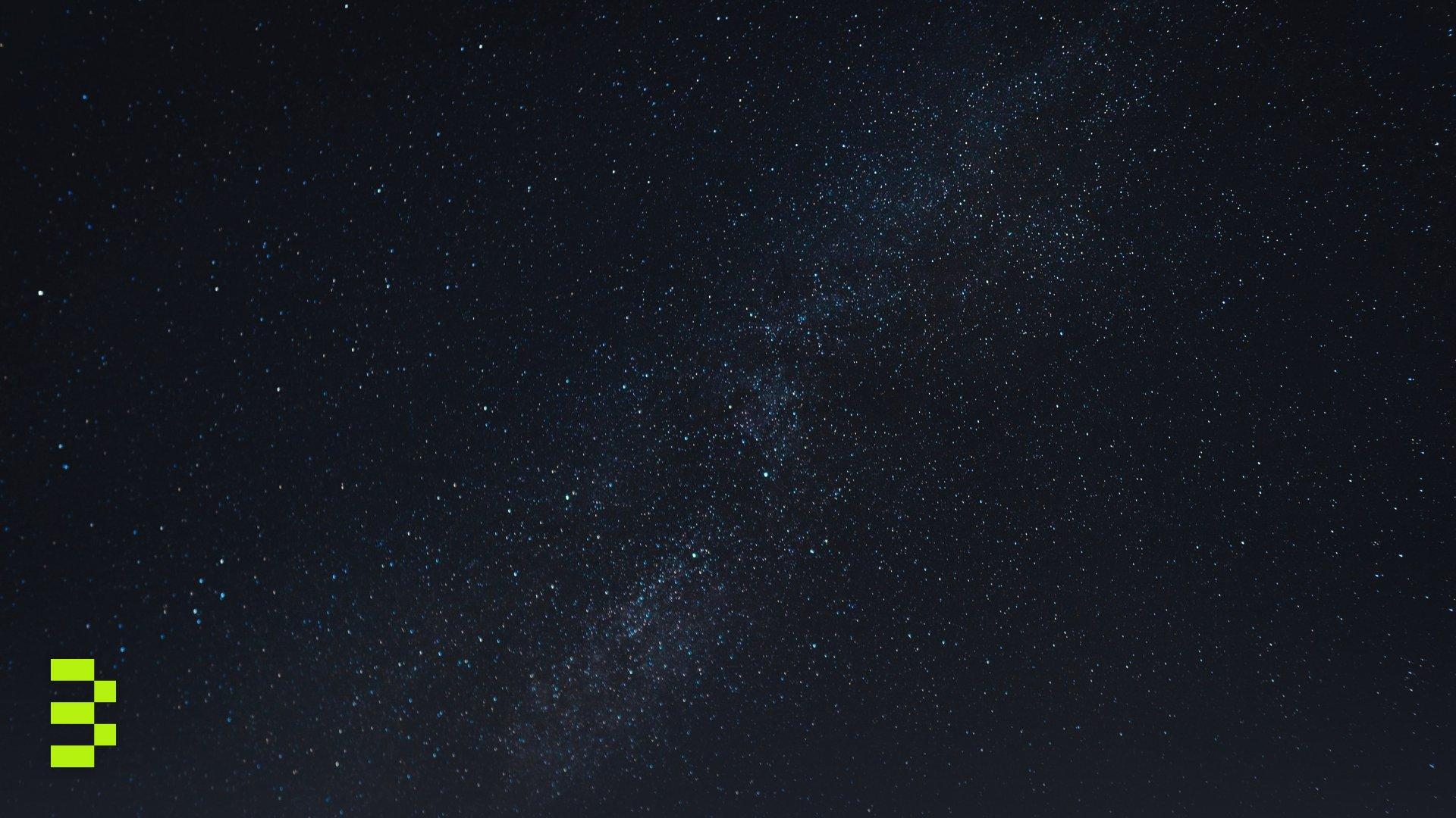 Captivating night sky with the Milky Way and countless stars shining brightly.