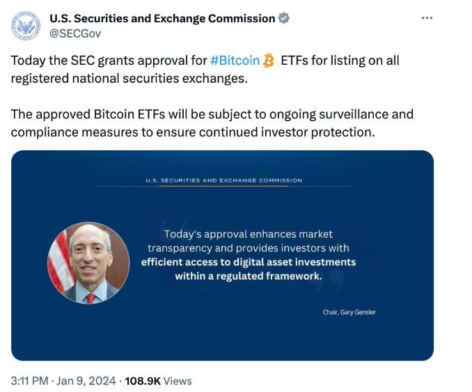 Crypto Market Awaits Spot Bitcoin ETF Decision Following SEC Hack