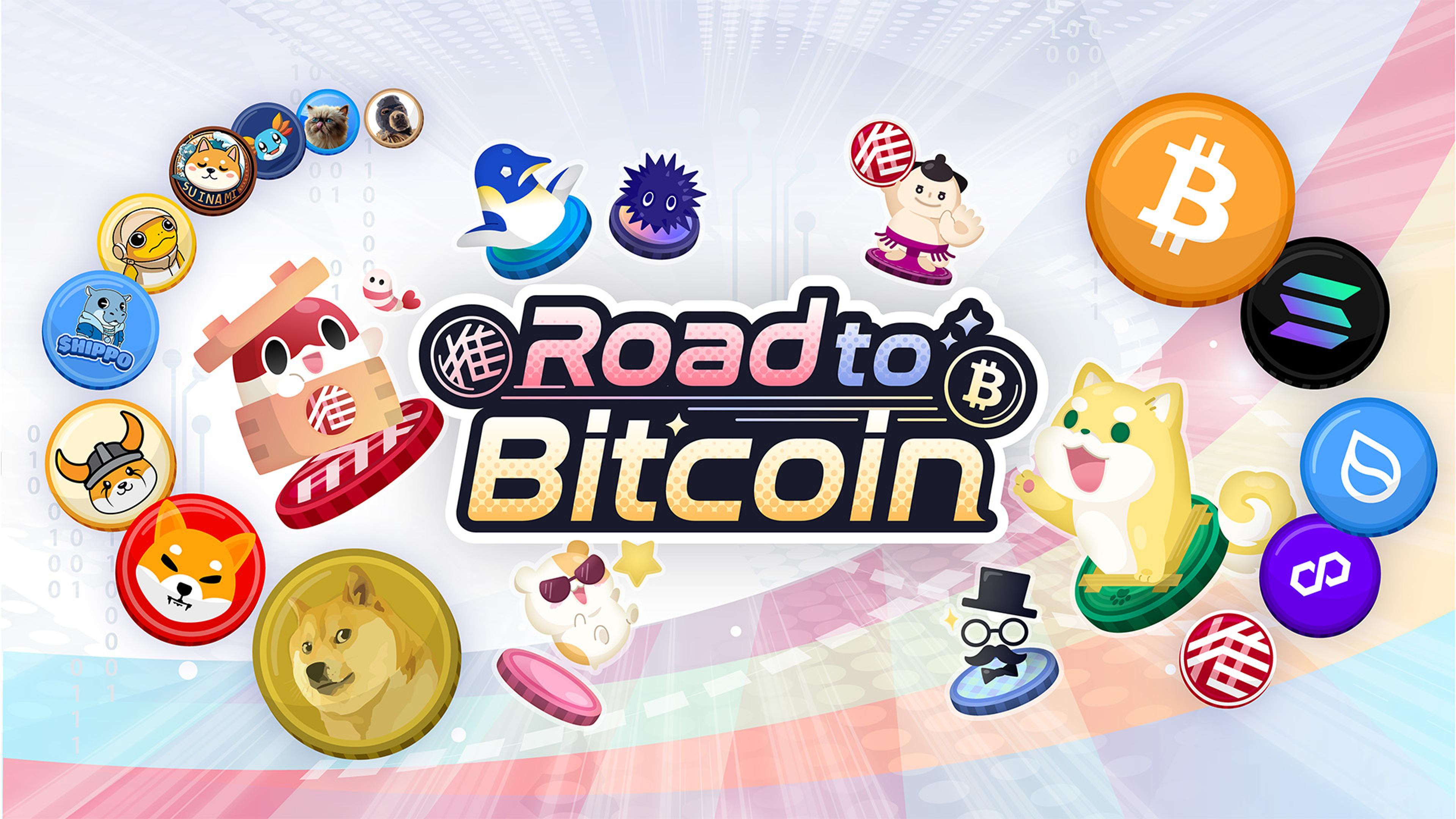 A casual game themed around cryptocurrency, ”Road to Bitcoin,” is now live!