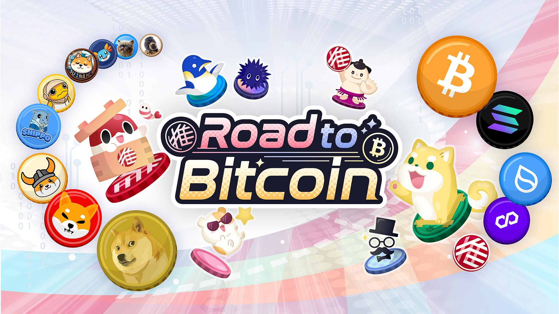 A casual game themed around cryptocurrency, ”Road to Bitcoin,” is now live!