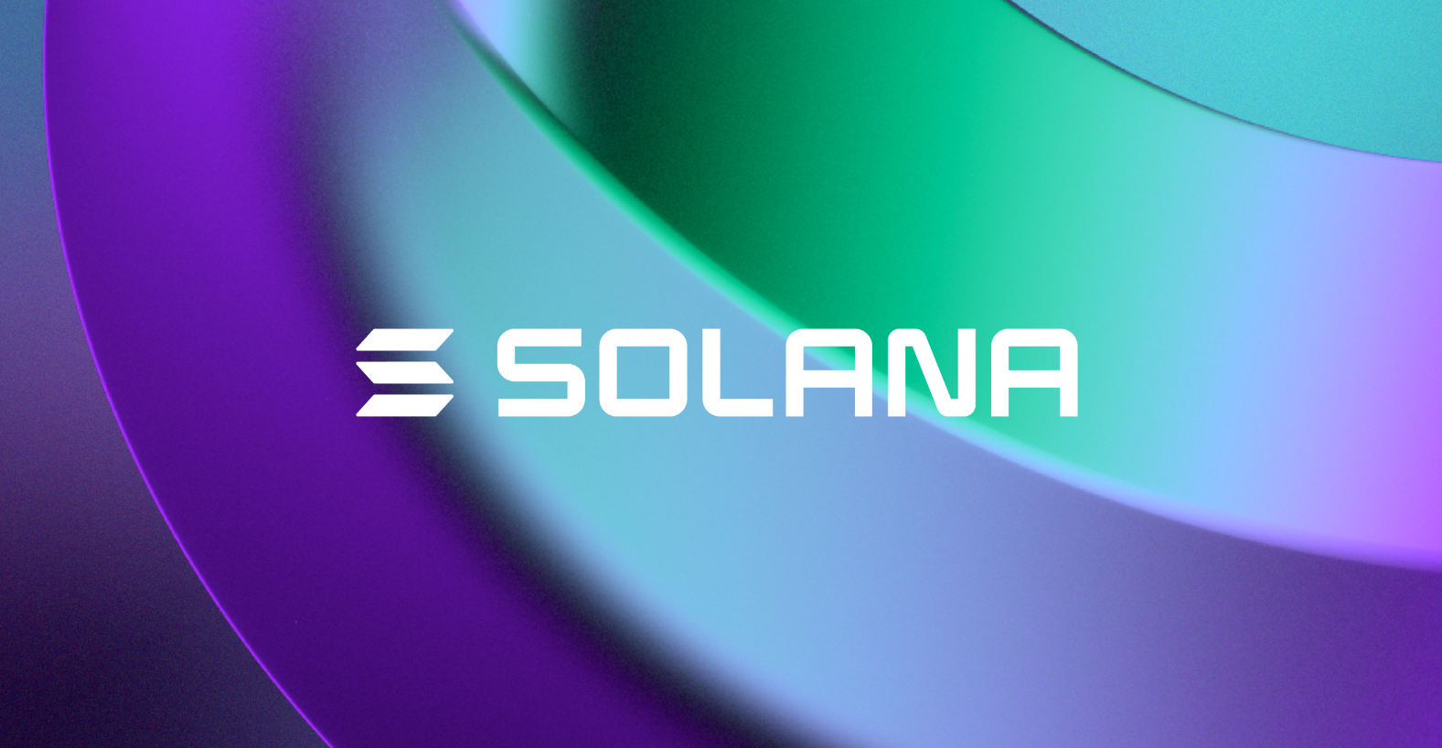 Solana Logo in green background