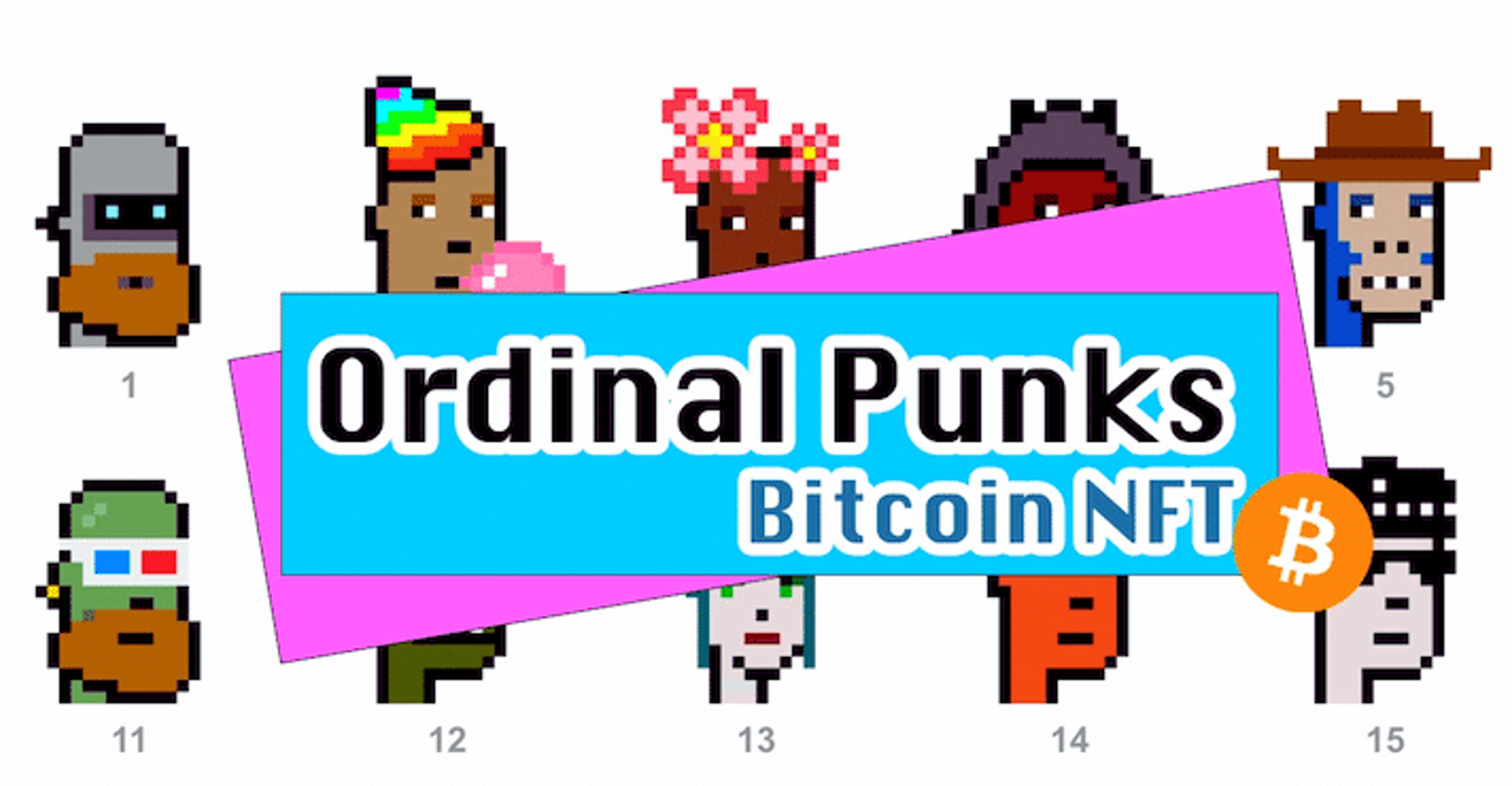 World’s first Bitcoin NFTs, Ordinal Punks, by Casey Rodarmor